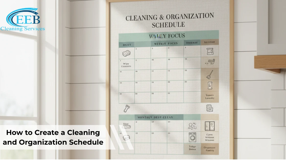 How to Create a Cleaning and Organization Schedule