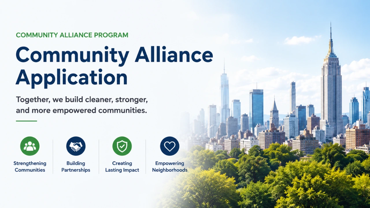 Community Alliance Application — together, we build cleaner, stronger, and more empowered communities.